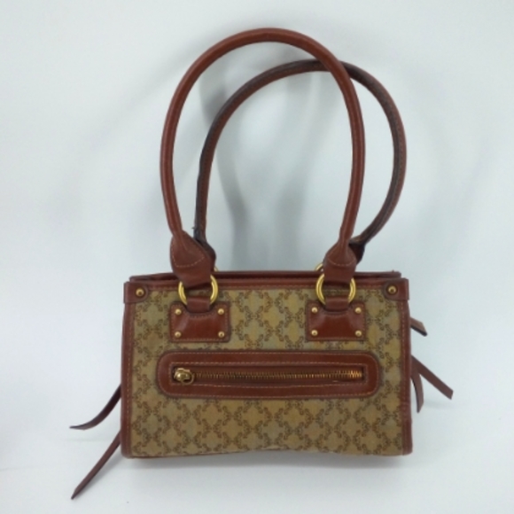 Rosetti Set Vegan Cotton Blend Brown Tan Bundle Shoulder Small Bags Y2K 2000's - Picture 2 of 16